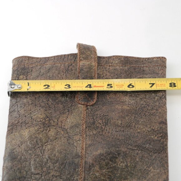 Steve Madden Womens Brodiee Riding Boot Size 9.5 Brown Tan Crackle Distressed - Picture 10 of 12